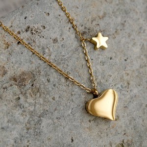 Stainless Steel Chain Necklace Stainless Steel Star 40cm