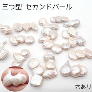 169. 淡水パール チューブ ビーズ 1粒売り ホワイト バロック 淡水真珠 ハンドメイド パーツ