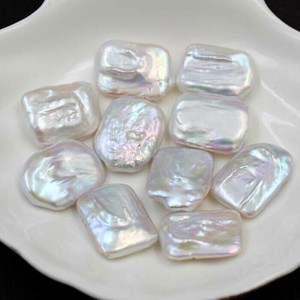 天然石材料/零件 无孔 1粒 19 x 23mm