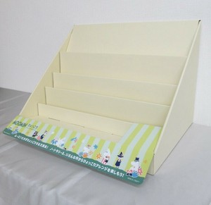 【商品ディスプレイ用什器⑤】ムーミンシリーズセット 組立式什器  スタンプ 雑貨 手帳 文具