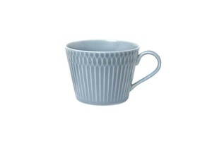 美浓烧 大餐盘/中餐盘 小田陶器 蓝色 日式餐具 灰色 8.5cm 日本制造