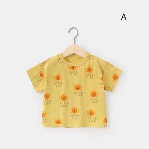 Kids' Short Sleeve Shirt/Blouse T-Shirt Summer Buttons Printed Spring Short-Sleeve