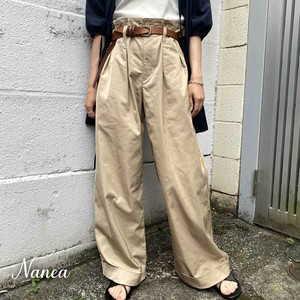 【☆即納特価アイテム☆】ポリエステルツイル・2タック/ワイドパンツ