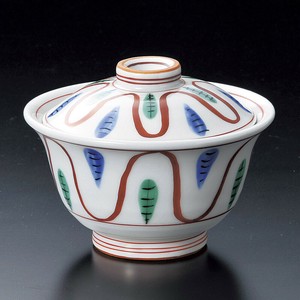 手描赤絵十草煮物碗　美濃焼 日本製　強化磁器