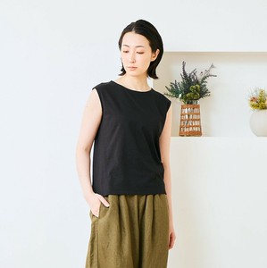 T-shirt Sleeveless Cotton Cut-and-sew