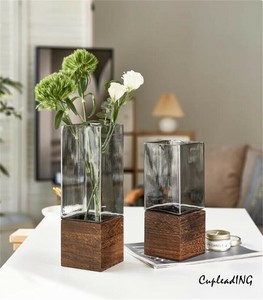 ≪予約商品≫INSスタイル ガラスの花瓶 生け花 水養花