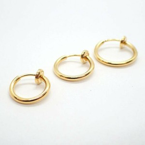 Gold/Silver Earrings Stainless Steel 13mm 50-pcs