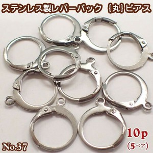 Gold/Silver Stainless Steel Back 10-pcs