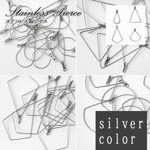 Gold/Silver Stainless Steel 50-pcs 4-types