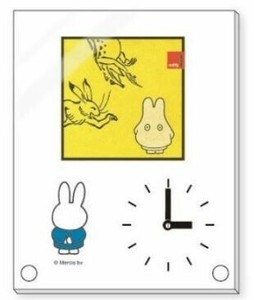 【特EMDq0622】置時計 MIFFYX鳥獣戯画 DBC-175