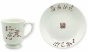 【特EMDq0622】カップ&ソーサーBRMIFFYX鳥獣戯画 DBC-190