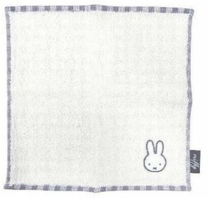 【特EMDq0622】ガーゼギンガムハンカチ GY MIFFY DBM-1864