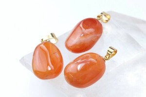 Gemstone Pendant Top Stainless Steel Pendant Made in Japan