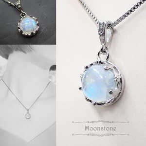 Gemstone Pendant Top Stainless Steel Pendant Made in Japan