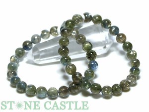 ☆高品質☆【ブレスレット】カイヤナイトマイカクォーツ (タンザニア産) (約7.5〜8mm) 【パワーストーン】