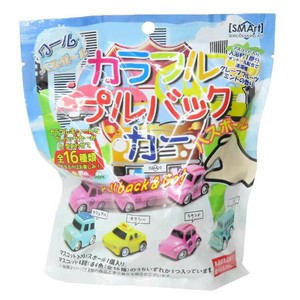 【入浴剤】カラフルプルバックカーバスボール