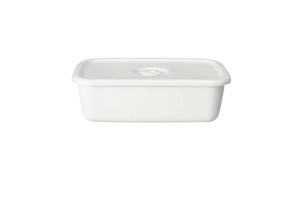 野田琺瑯 White Series レクタングル深型L密閉蓋付 WFM-L