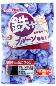 鉄+プルーン　種抜き【栄養機能食品（鉄）プルーン約3粒で1日の鉄不足量を補えます】