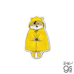 世にも不思議な猫世界 クロス素材ステッカー 梅雨 チビ太郎 KORIRI 猫 ねこ キャラクター グッズ NEKO001