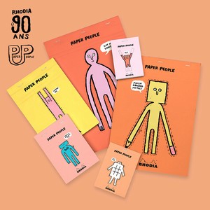 【ロディア】" PAPER PEOPLE " by RHODIA × Jean Jullien　【限定コレクション】