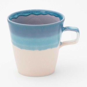 美浓烧 马克杯 餐具 粉色 紫色 粉彩 日本制造
