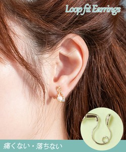 Clip-On Earrings Drop Made in Japan