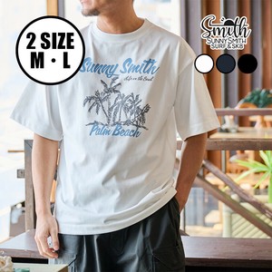 11.6ウルトラヘビーオンス Heavy SmithPalm Beach プリントTシャツ