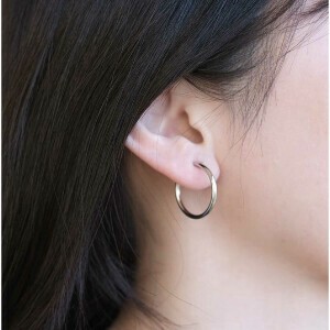 Clip-On Earrings Stainless Steel 18mm Made in Japan