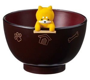 しるワン　しばいぬ【日本製 汁椀・箸置  】