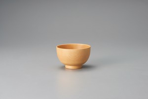 レンジ汁椀　木目椀ベージュ 　【日本製 食洗機、電子レンジ使用可能】
