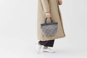 Saleダイヤ柄ボアバッグ