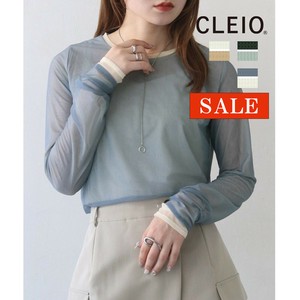 T 恤/上衣 CLEIO 折扣/打折 双色 透明上衣