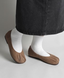 《 shoes365 》ラウンドトゥパンプス レディース ローヒール スクエアトゥ ぺたんこ フェイクレザー