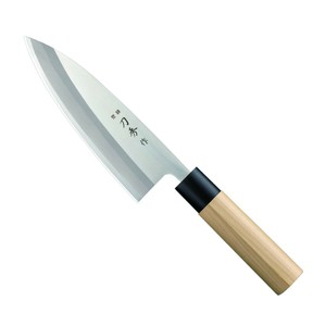 富士カトラリー 刀秀作 モリブデンバナジウム鋼和包丁 出刃180mm(左利き用) FC-372