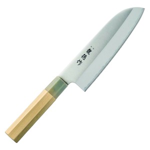 富士カトラリー 龍徳作 八角柄和包丁 三徳165mm FC-579
