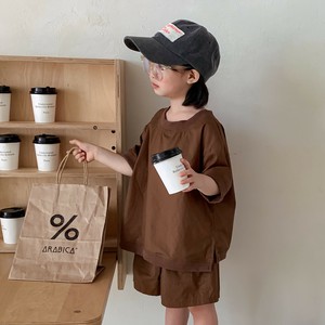 Kids' Suit Brown