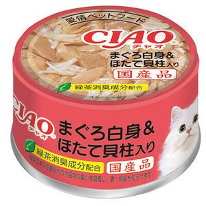 [いなばペットフード] CIAO　まぐろほたて貝柱入り85g