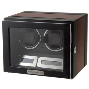 お買い得‼【ロイヤルハウゼン 高級ワインダー 】液晶パネル ワインディングマシーン 2本巻