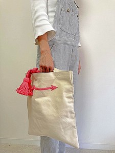 ⑥【SALE★在庫限り】ARROW・2WAYバッグ（手刺繍）/ PINK