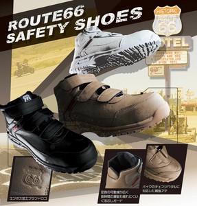 RT66 ルート66　くるぶしガードスニーカー 鋼鉄製先芯入 ROUTE66