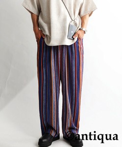 [antiqua] Full-Length Pant Bottoms Long Tapered Pants Men's