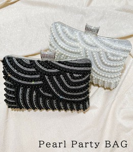 【2024新作】パール＆ラインストーンパーティーBAG★バッグ05