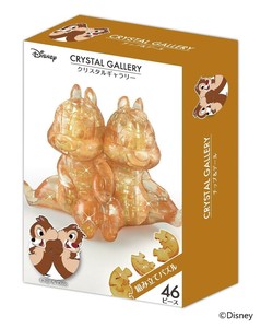 【★在庫処分★】ハナヤマ 立体ジグソーパズル クリスタルギャラリー ディズニー チップ&デール