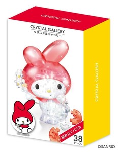 【★在庫処分★】ハナヤマ 立体ジグソーパズル クリスタルギャラリー サンリオ マイメロディ フラワー