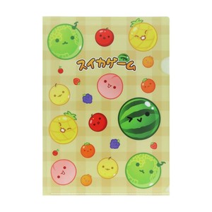 【ファイル】スイカゲーム クリアファイル A4 シングル B