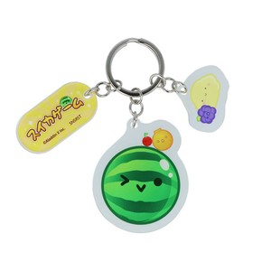 【キーホルダー】スイカゲーム 3連アクリルキーホルダー A