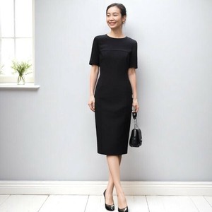洋装/连衣裙 黑 无领 正装
