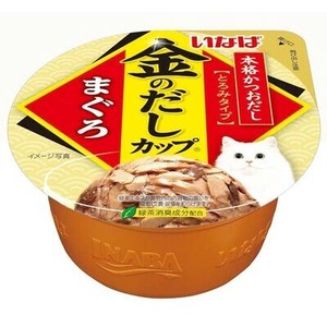[いなばペットフード] 金のだしカップ　まぐろ70g