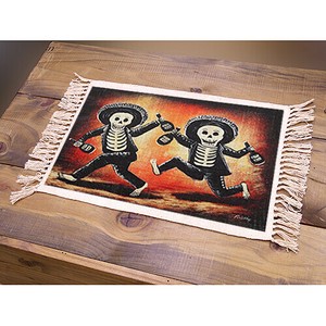 【ウエスタン ＆ ネイティブ】プレースマット Day of the Dead EL-MT-DMAT557