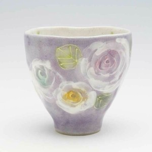 日本茶杯 紫色 数量限定